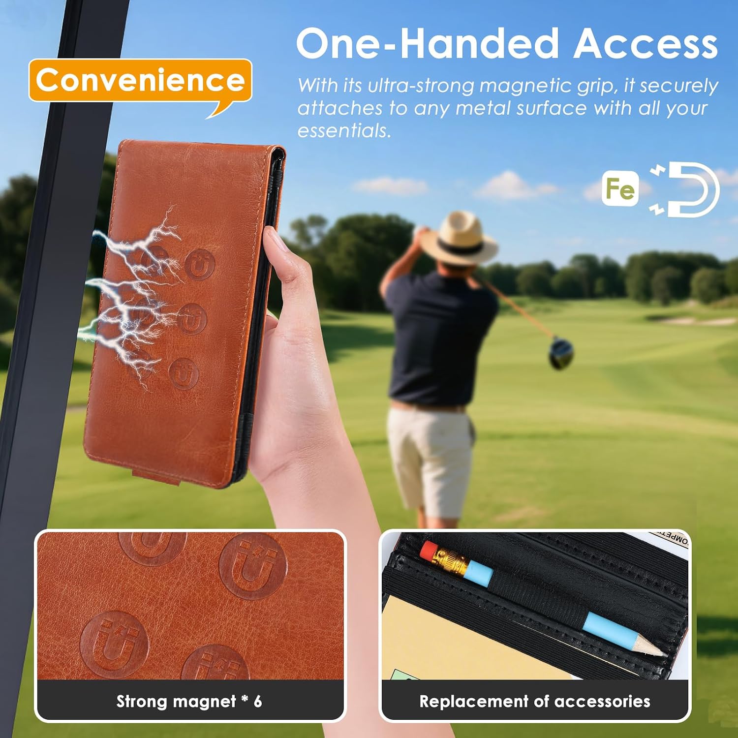 Detalle 2 de TLTWHS Magnetic Golf Scorecard Holder