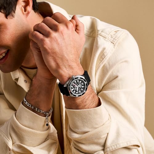 Detalle de Fossil FS6062 Reloj analógico cuarzo, silicona