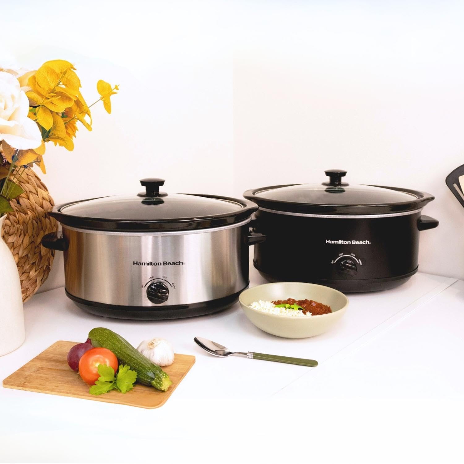 Detalle de Hamilton Beach 6.5L Family Favourite Slow Cooker (HBSC070S)