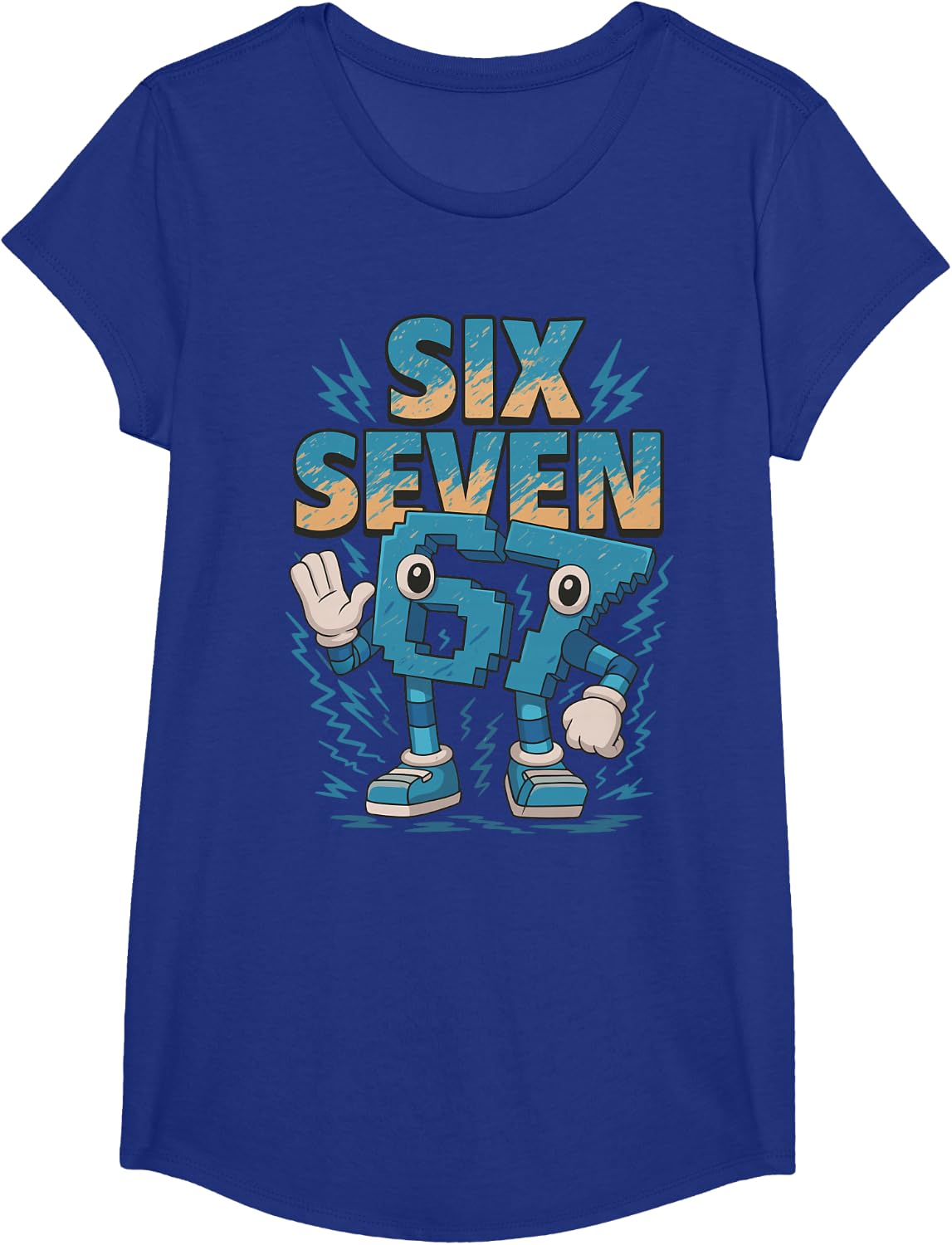 Thumbnail 5 de Kids Meme 67 Six Seven 6 7 Italian Brainrot T-Shirt