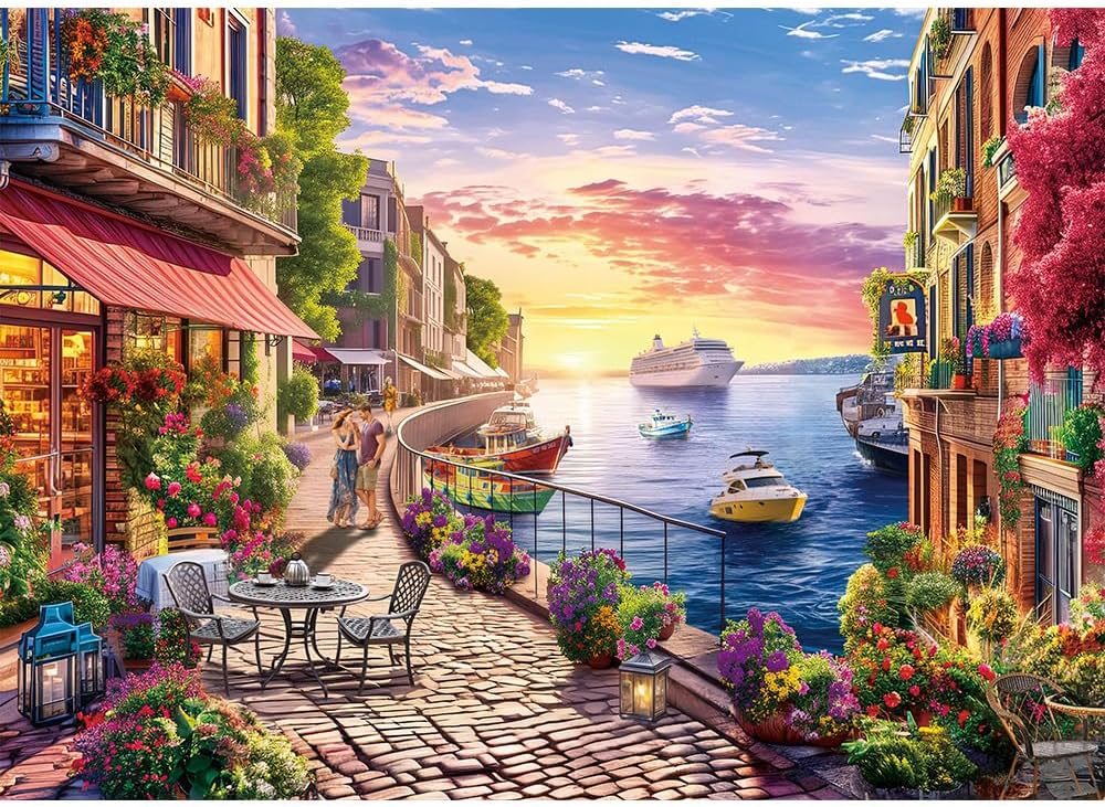 Detalle de HUADADA Puzzle 1000 Teile 70×50 cm 🧩