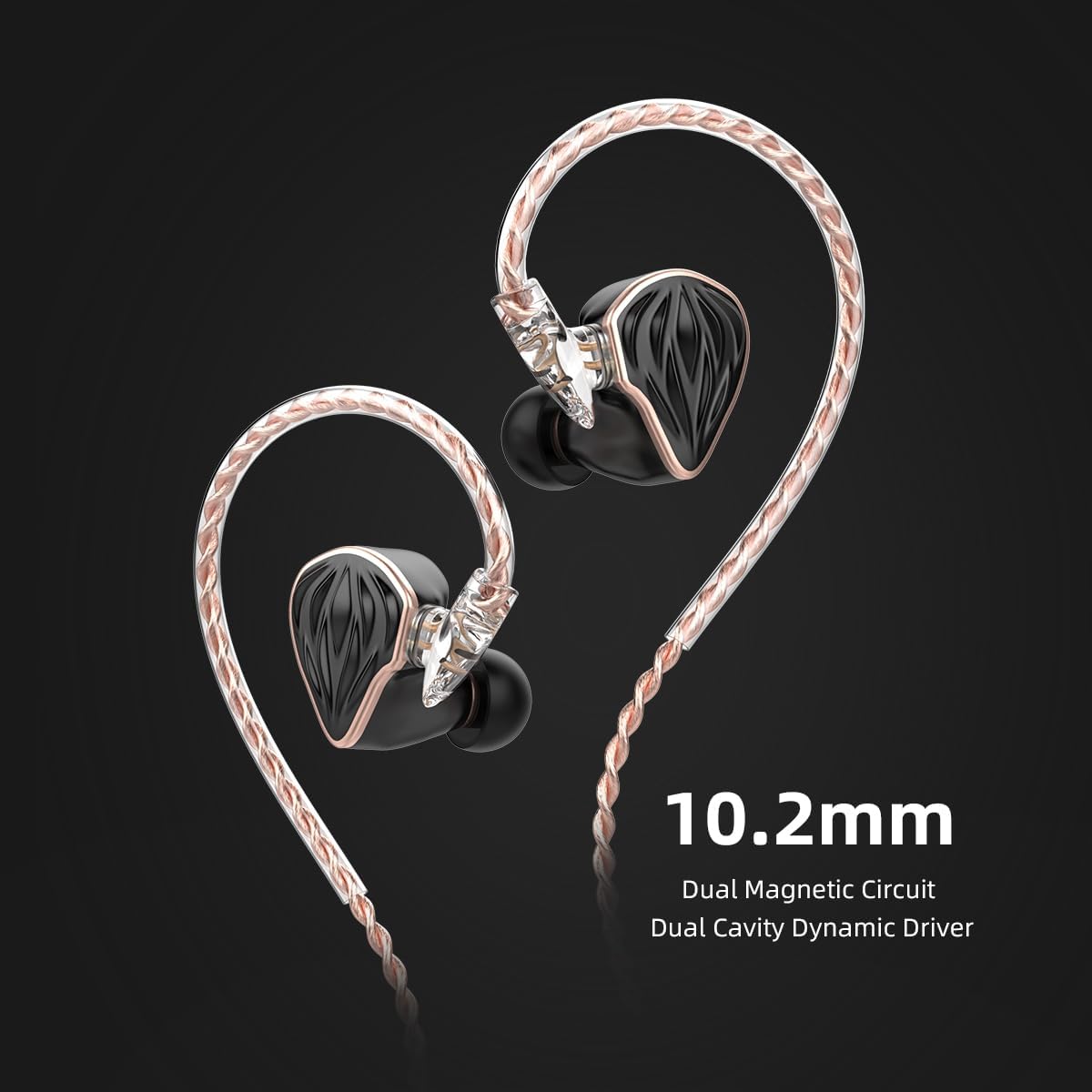 Detalle 2 de Hidizs MS3 in-Ear 🎧 Auriculares Híbridos de Audio Espacial