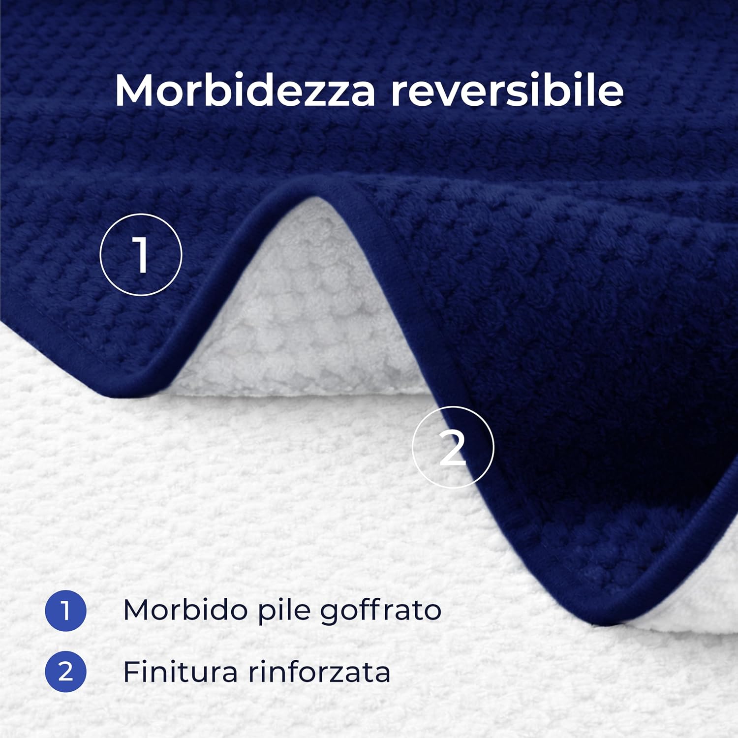 Thumbnail 2 de Dreamzie Coperta Impermeabile per Cani 80x100 cm – Copridivano impermeabile, reversibile e lavabile in lavatrice (Blu navy)