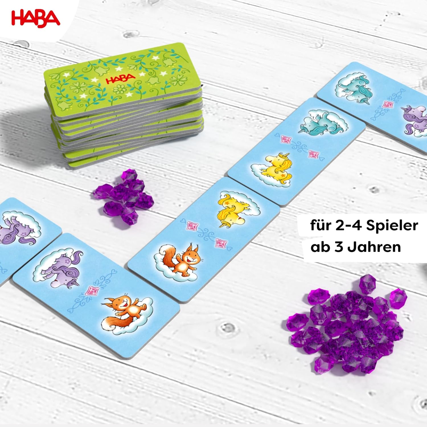 Thumbnail 4 de HABA Collezione Unicorno Glitter 9 dadi