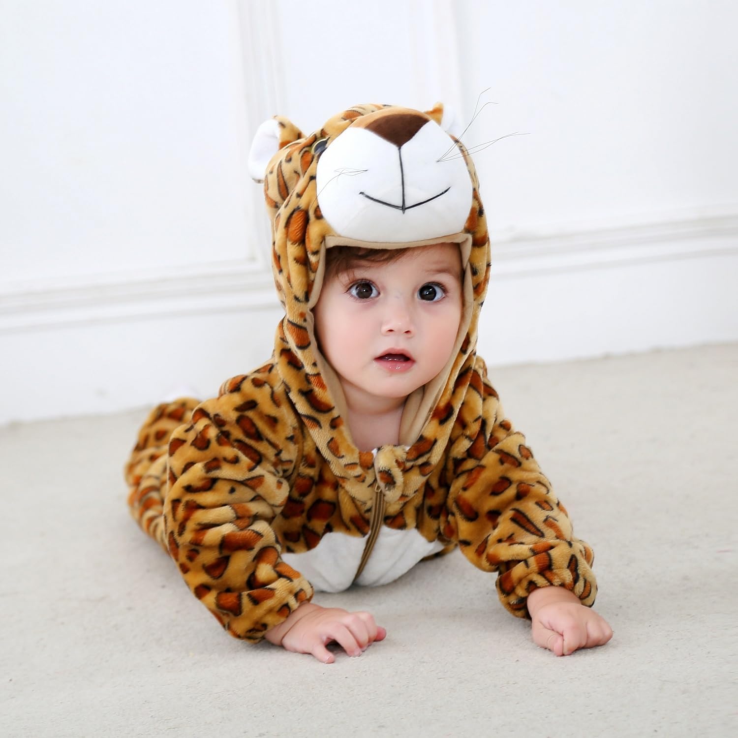 Thumbnail 4 de Baby hooded romper onesie 3–36 months