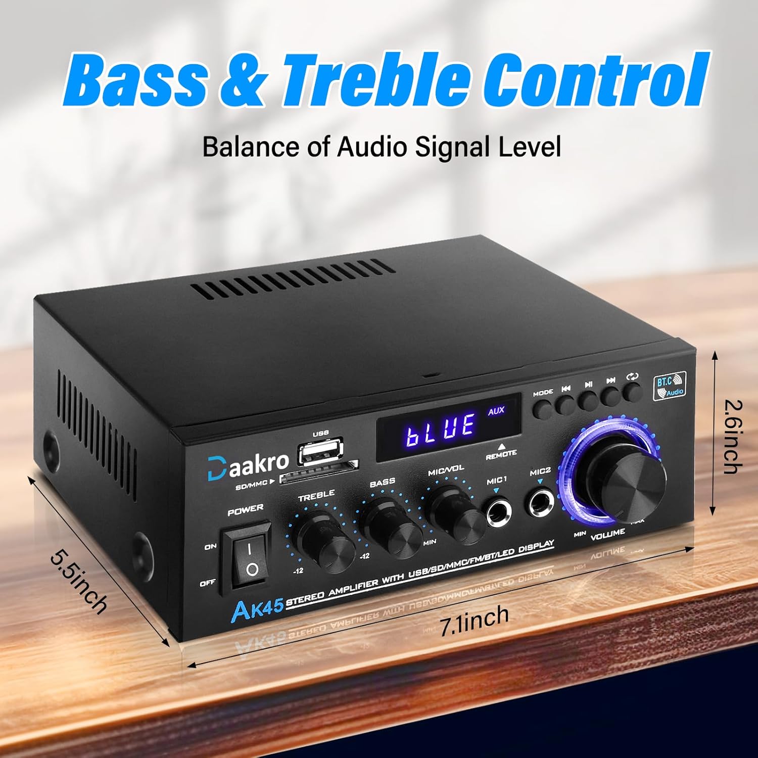 Thumbnail 5 de Daakro Stereo Audio Amplifier AK45