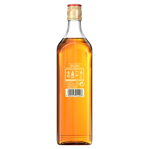 Detalle de Johnnie Walker Red Label 700 ml: whisky escocés blended para mezclar o disfrutar solo