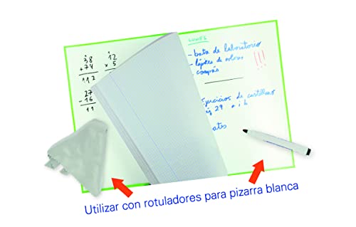 Detalle de Oxford Cuadernos A4 (Folio) Cuadrícula 4x4, Pack 5 Libretas, Tapa Extradura, 80 Hojas, Colores Pastel