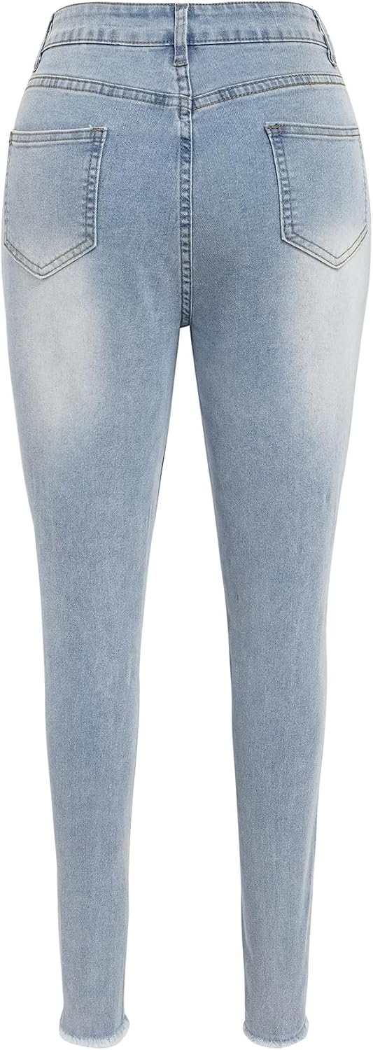 Detalle de YUNDAI Womens Ripped Jeans