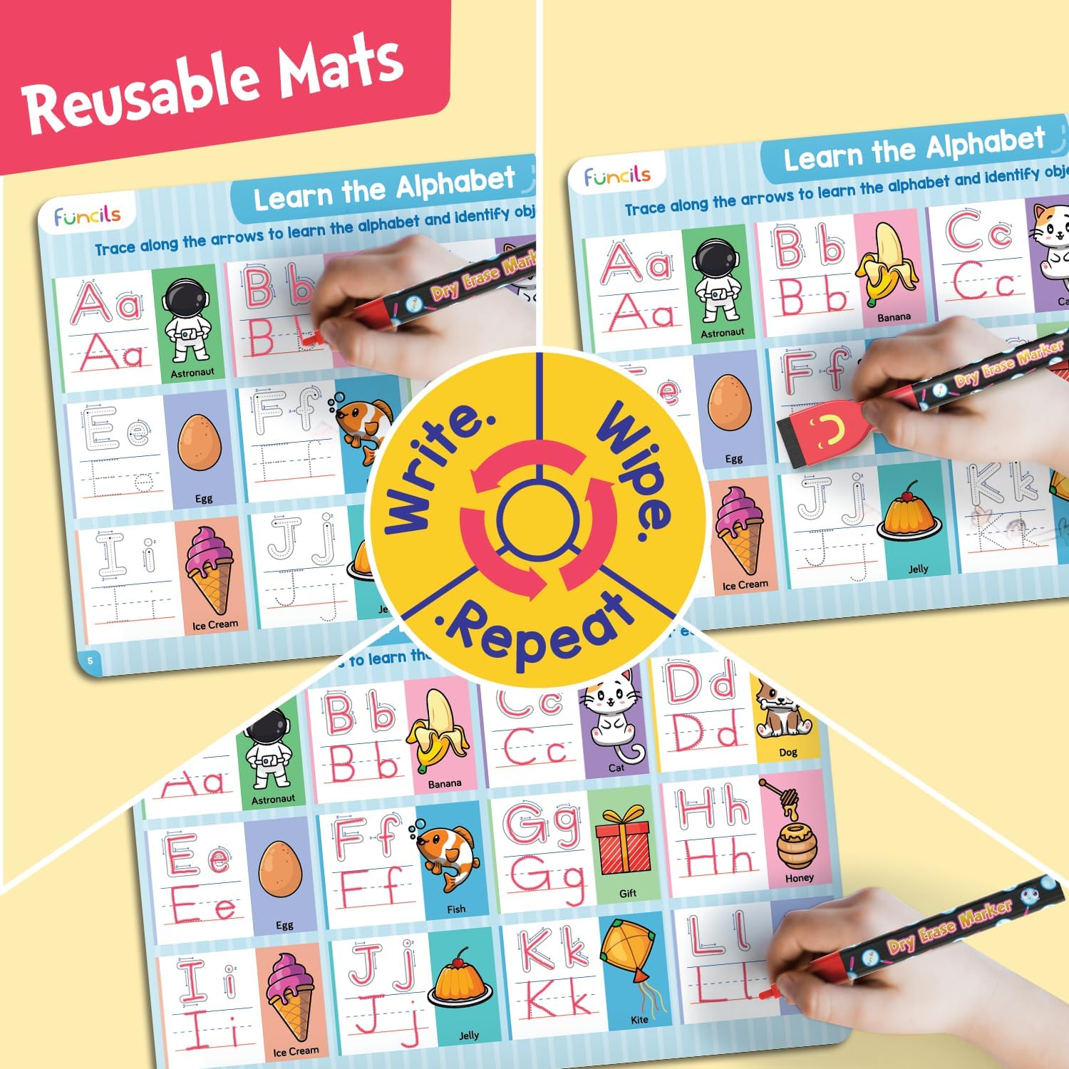 Thumbnail 4 de Funcils Learn to Write for Kids 11 mats