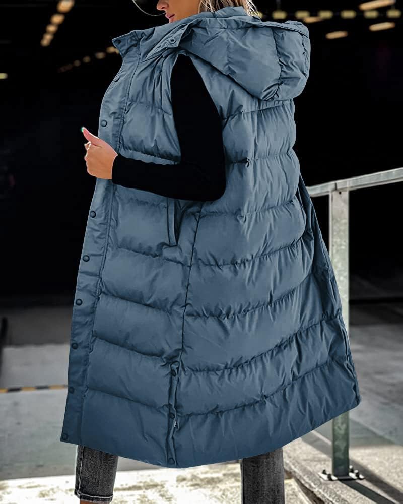 Detalle de Grlasen Women's Puffer Vest, Polyester