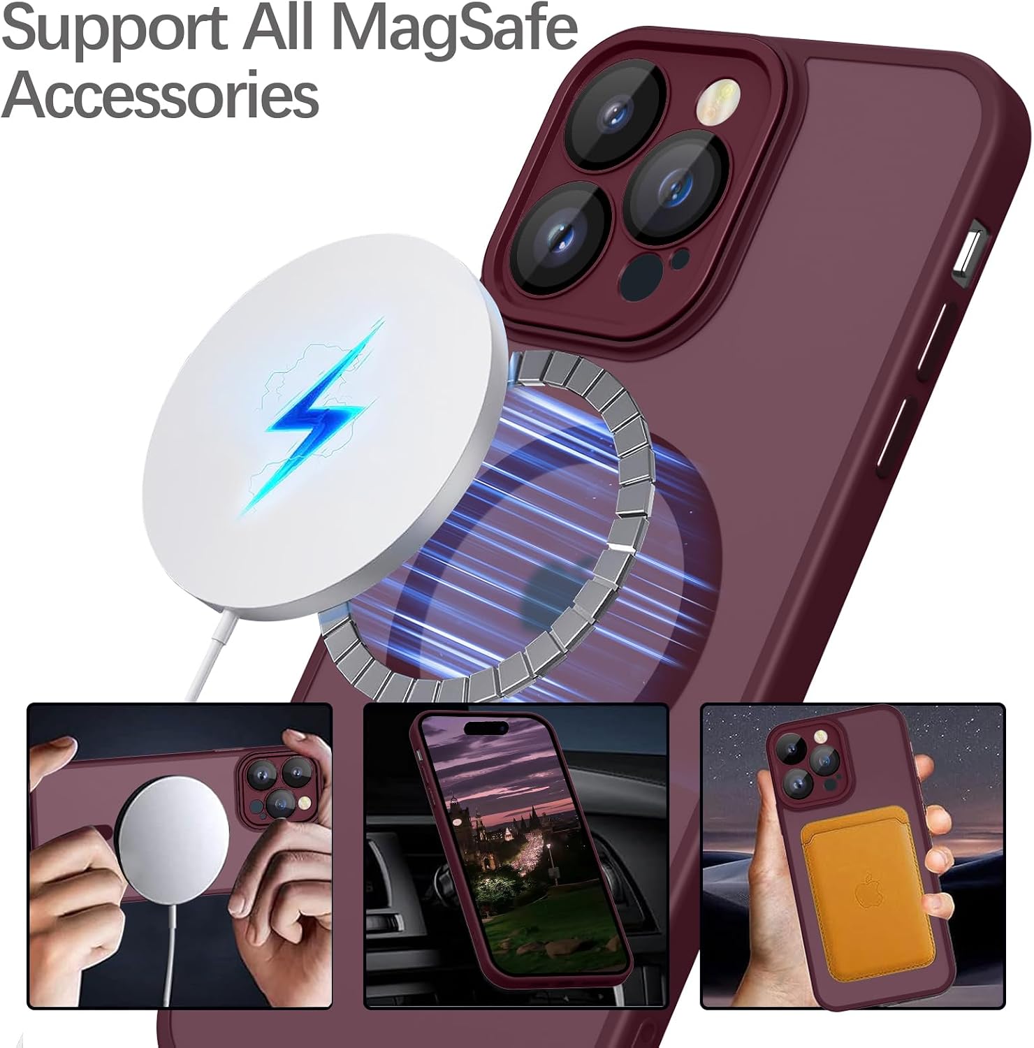 Thumbnail 4 de Cover magnetica per iPhone 14 Pro, MagSafe