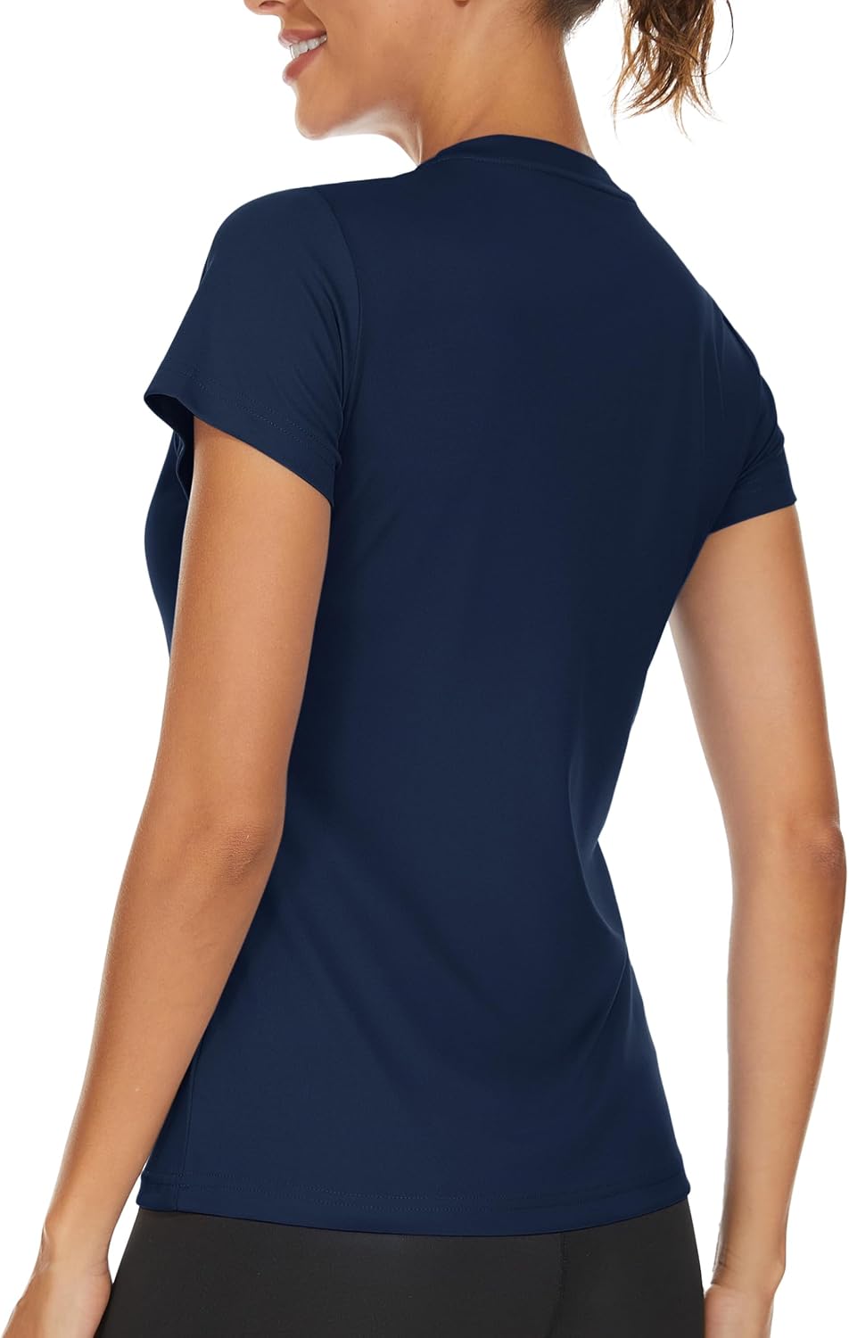Detalle 2 de TACVASEN Women's V-Neck T Shirts Short Sleeve UPF 50+ Quick Dry Athletic Tee