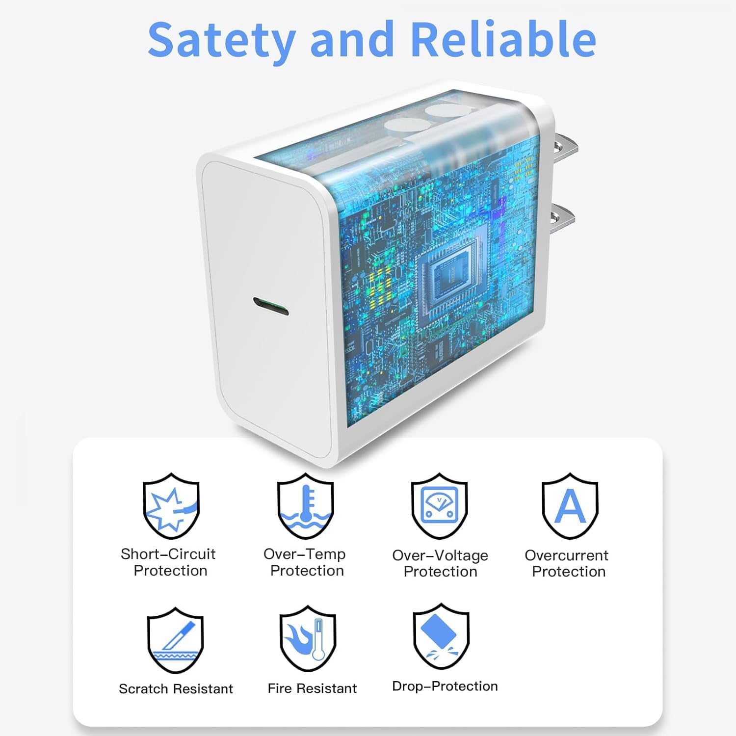 Detalle de Mitesbony USB-C wall charger 20W