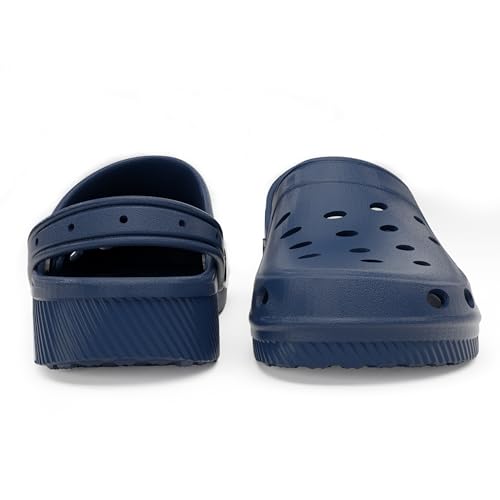 Detalle de Lakeland Active Women's Silloth Lightweight Ventilated Clogs – Navy Blue (3 UK)