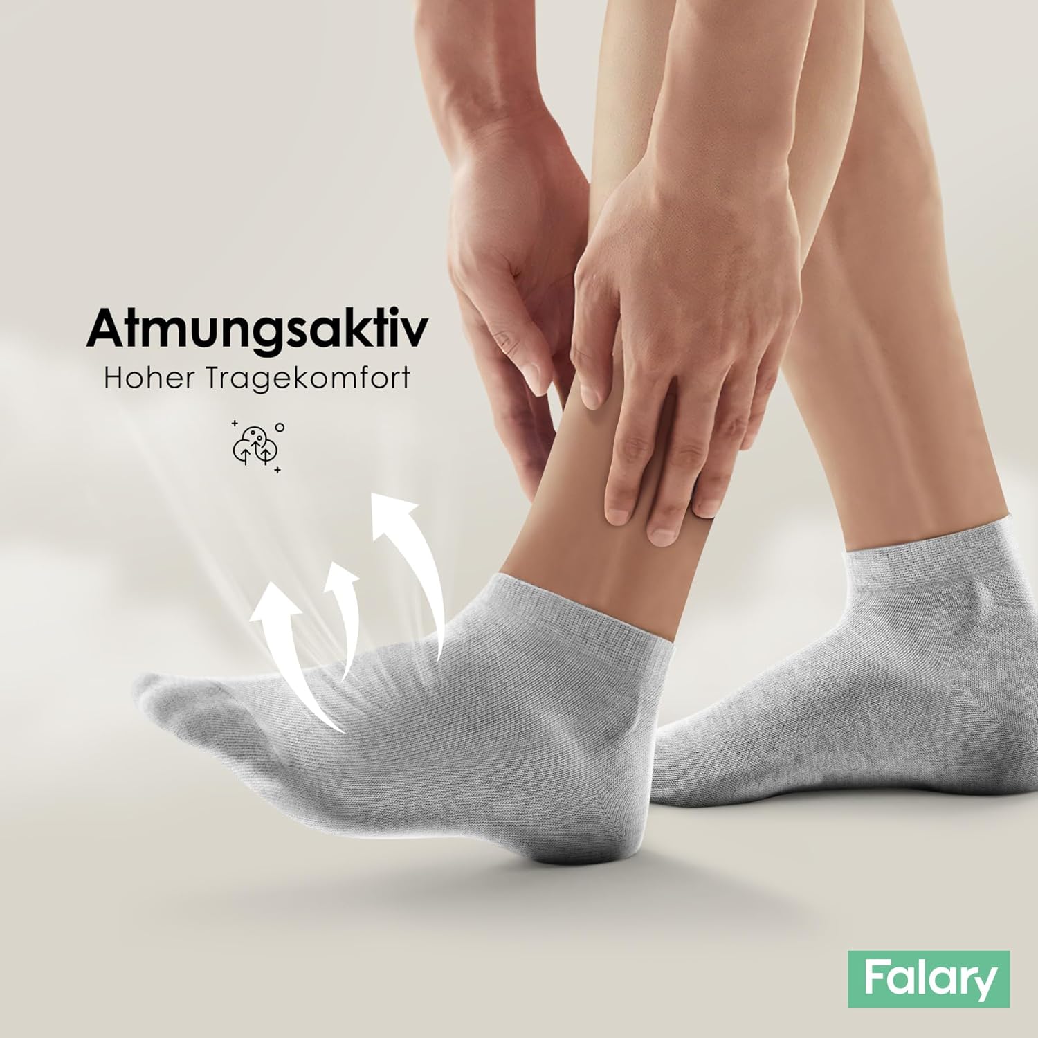 Thumbnail 2 de FALARY Trainer Ankle Socks (10 Pairs) – soft, breathable low-cut sport socks for everyday wear