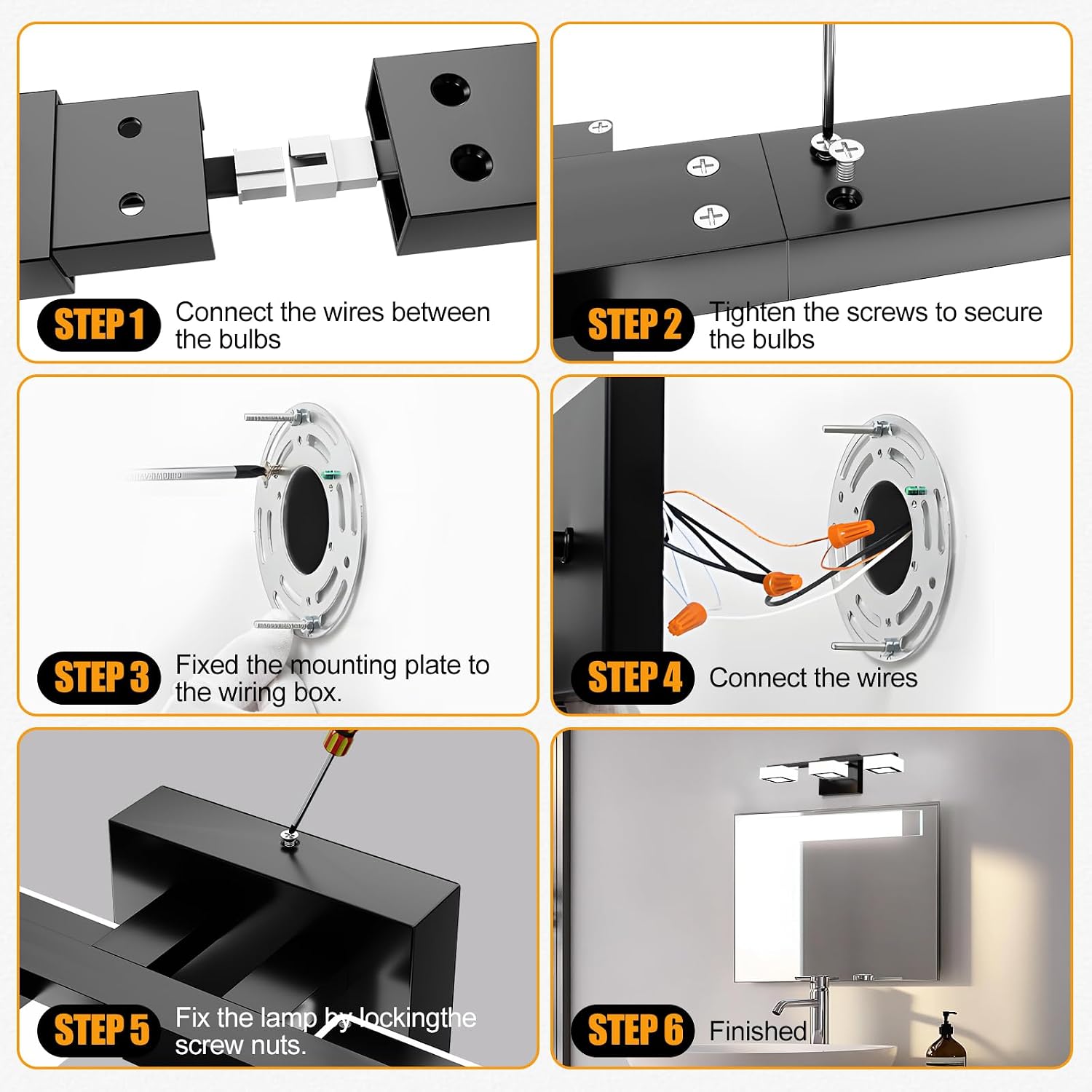 Thumbnail 5 de LED Modern 3-Light Vanity 18 Inch