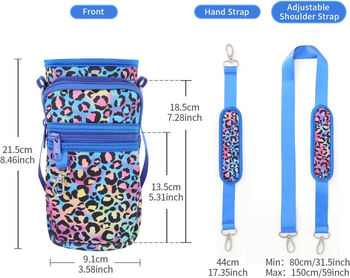 Detalle de AJLTPA Water Bottle Sling Carrier Neoprene