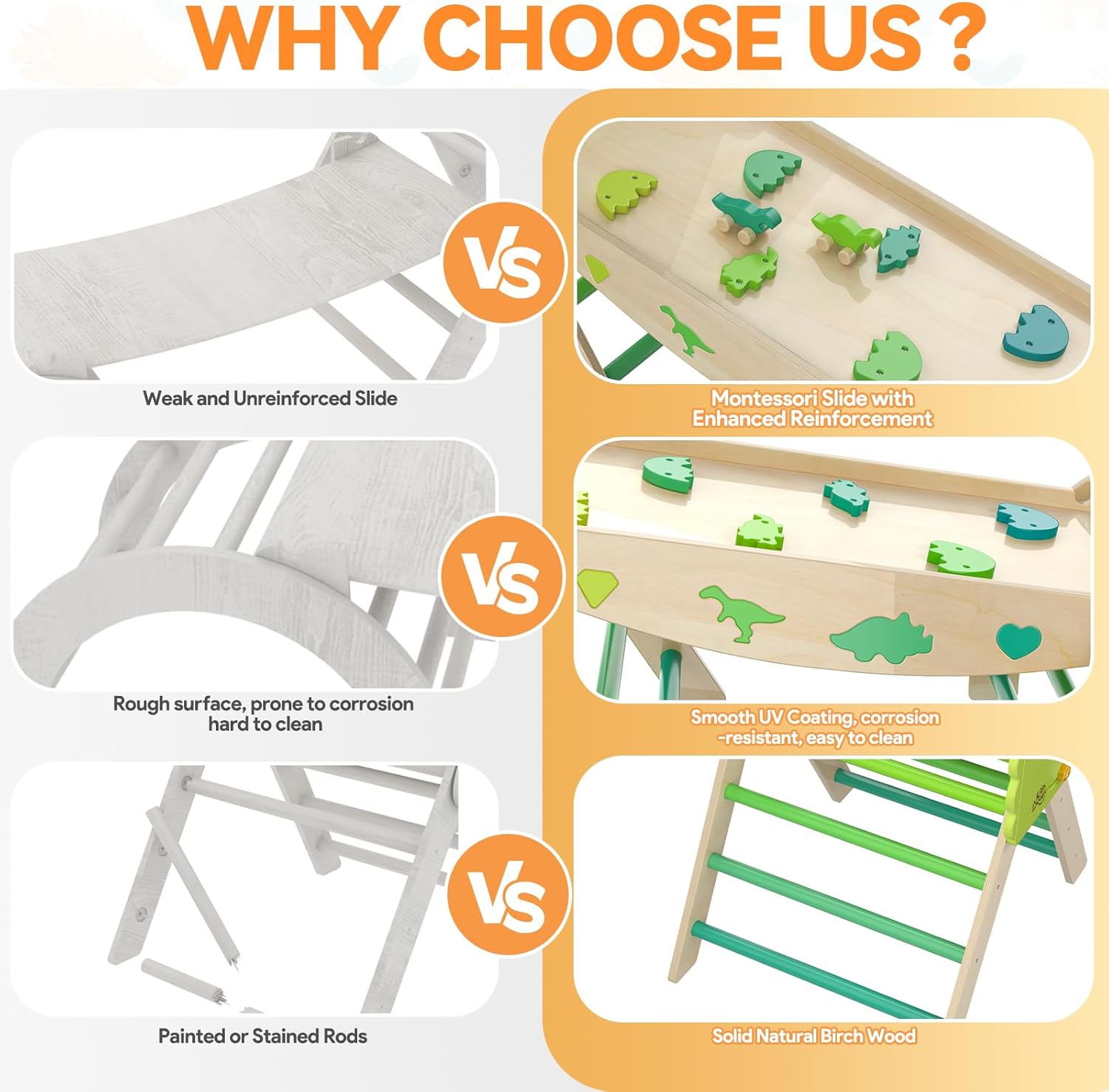 Thumbnail 3 de KidsBuddy Pikler Triangle Set with Cushion (9-in-1 Indoor Climbing Toys for Toddlers 1–3)