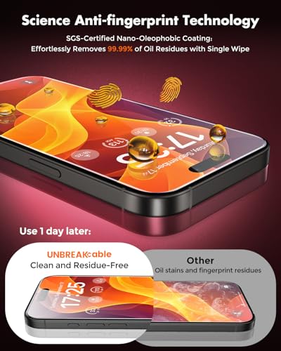 Thumbnail 5 de UNBREAKcable iPhone 16 Screen Protector 3-Pack