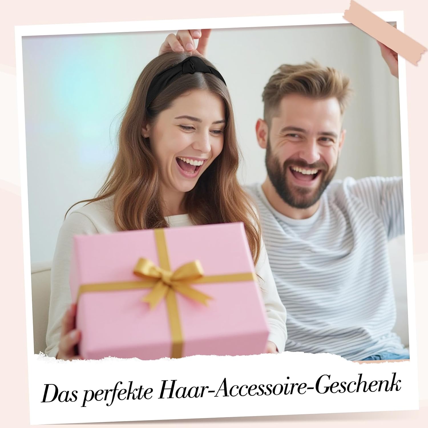 Thumbnail 6 de 6 Stück verknotete Haarreifen 16 cm