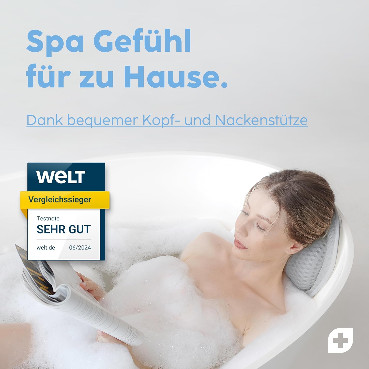 Detalle 2 de Vesta+ Badewannenkissen L Nachtblau