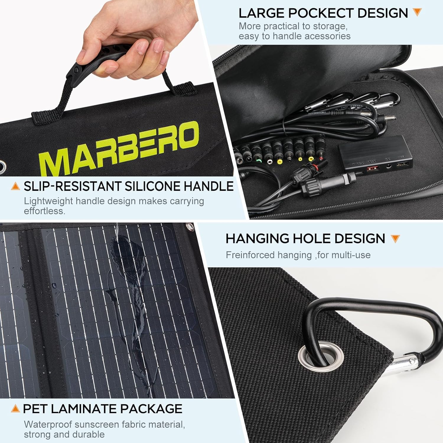 Thumbnail 6 de MARBERO 30W Portable Solar Panel Charger