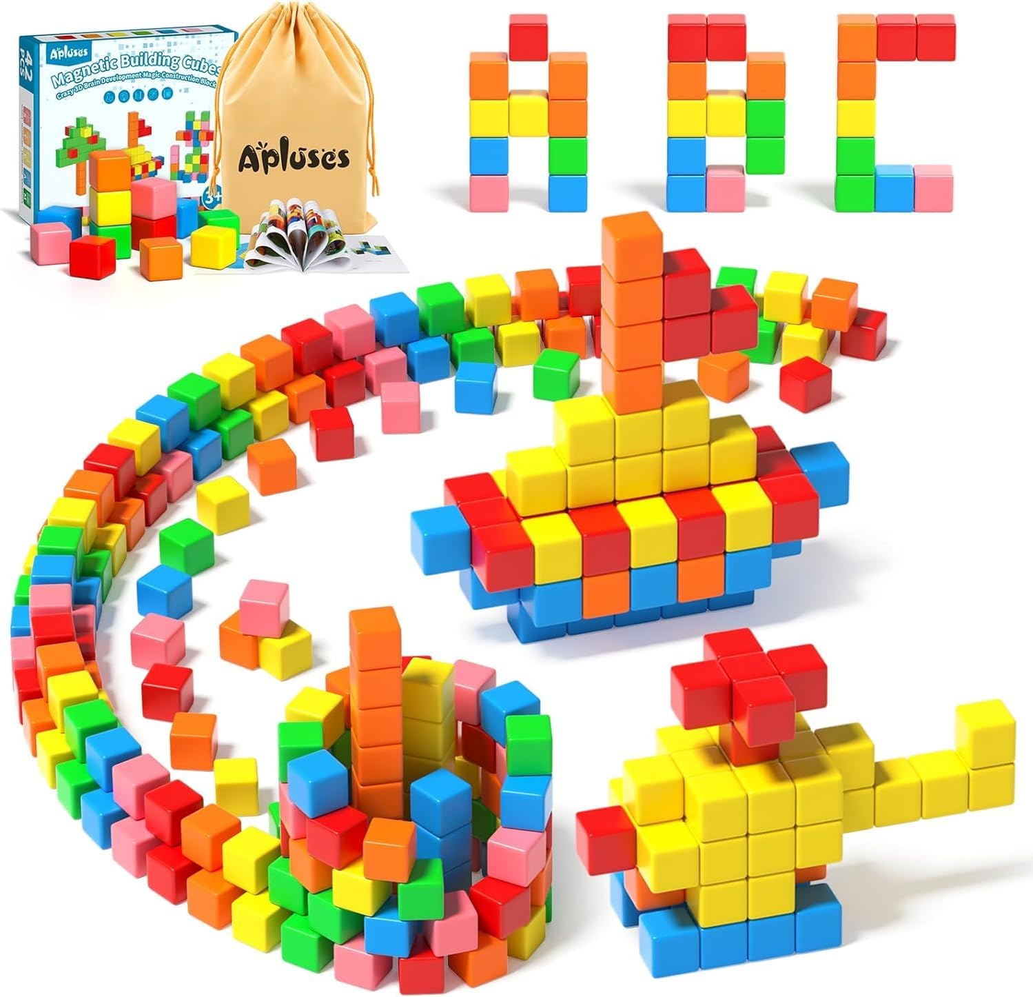 Detalle de Magnetische Bausteine für Kinder ab 3 Jahre