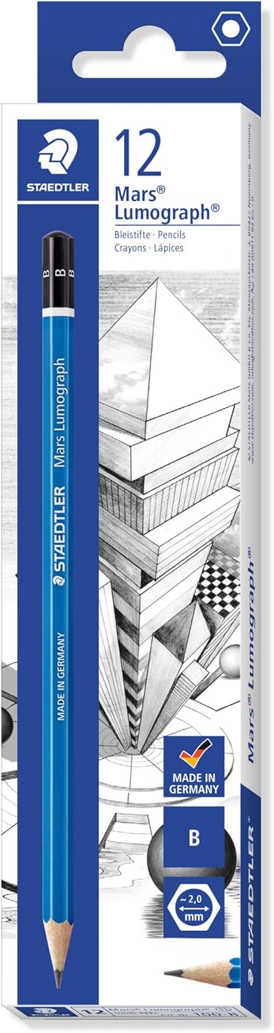 Detalle 2 de STAEDTLER Mars Lumograph - confezione da 12 matite 8B