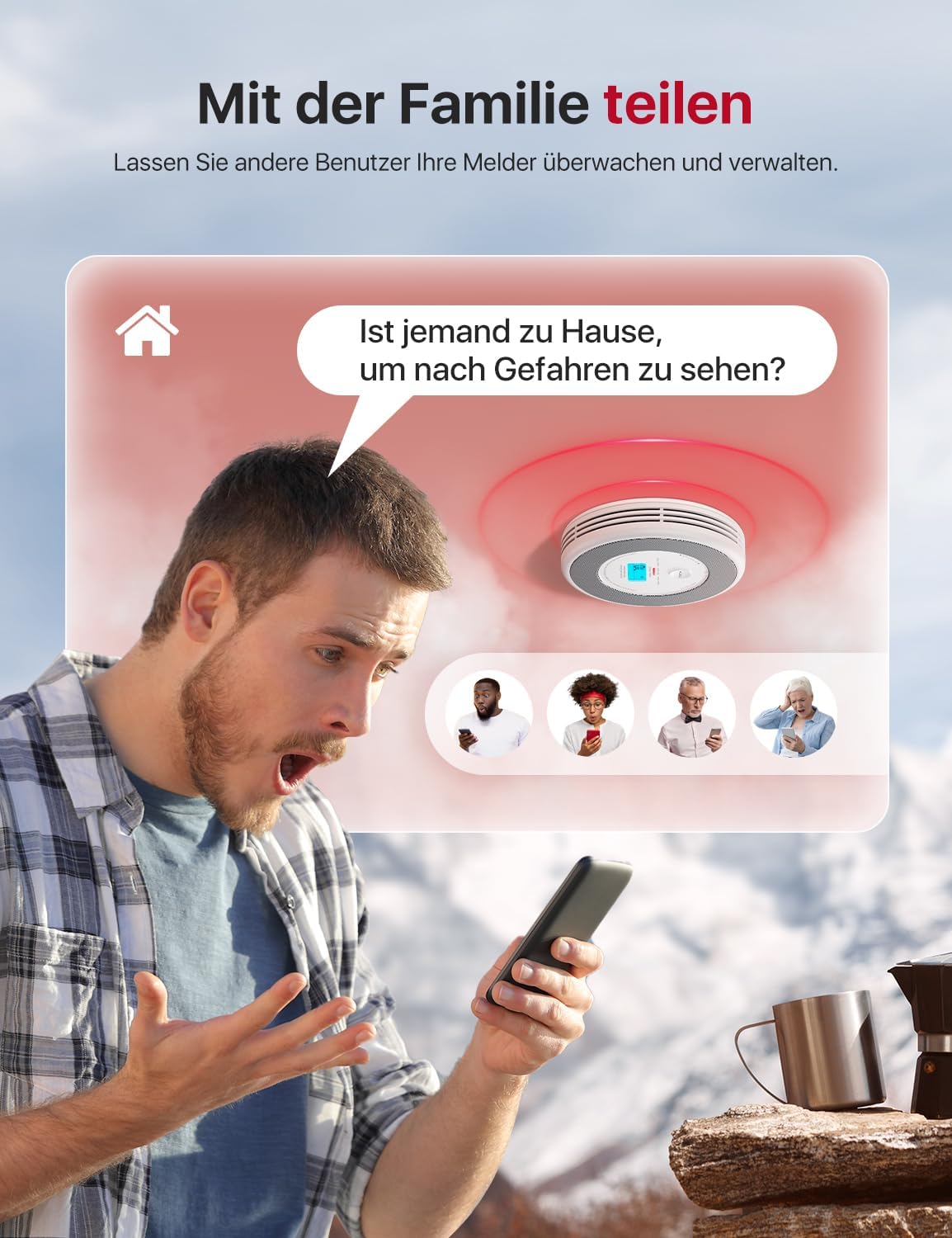 Thumbnail 4 de X-Sense XP0A-iR Rauch- und CO‑Melder mit WLAN 🏠