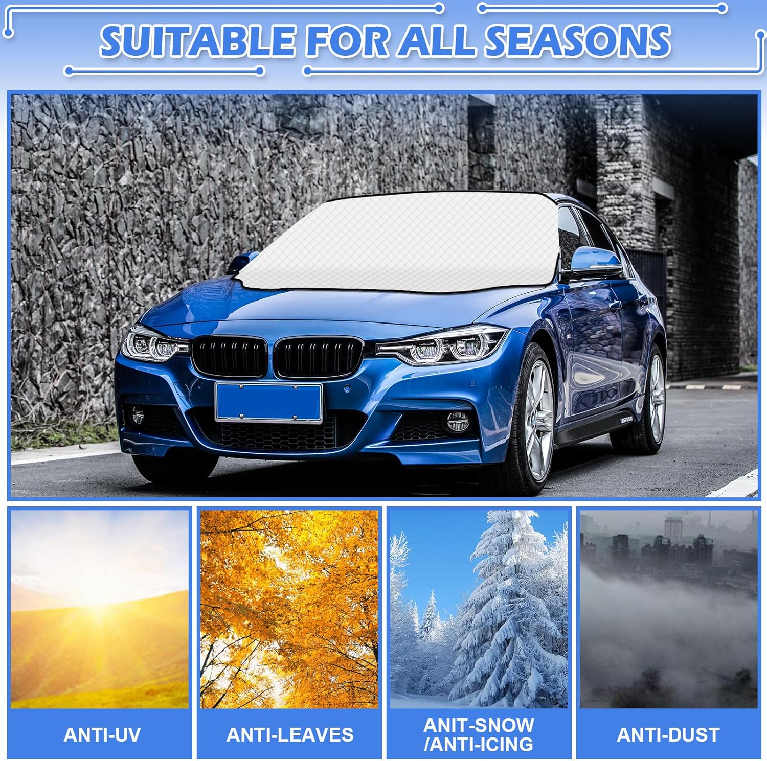 Thumbnail 4 de Tevlaphee Windscreen Cover 197×128 cm
