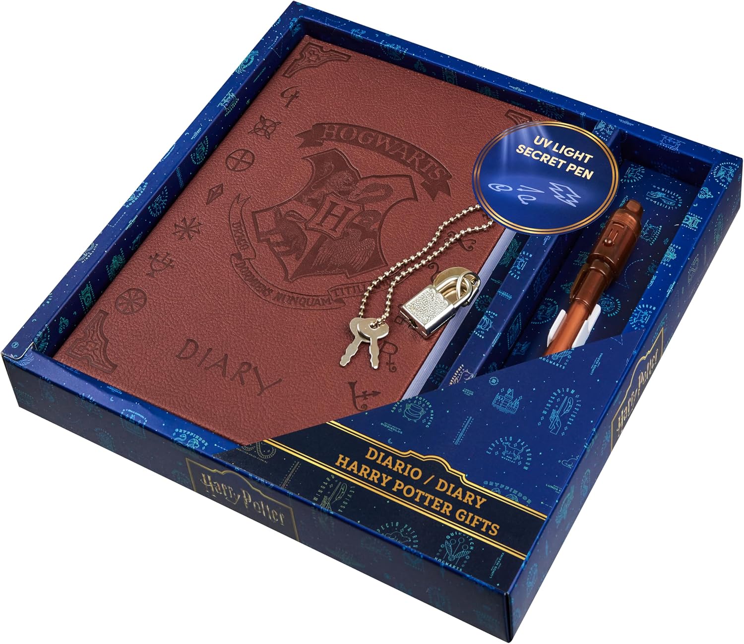 Detalle de Harry Potter Lockable Diary UV Invisible Ink Pen ✍