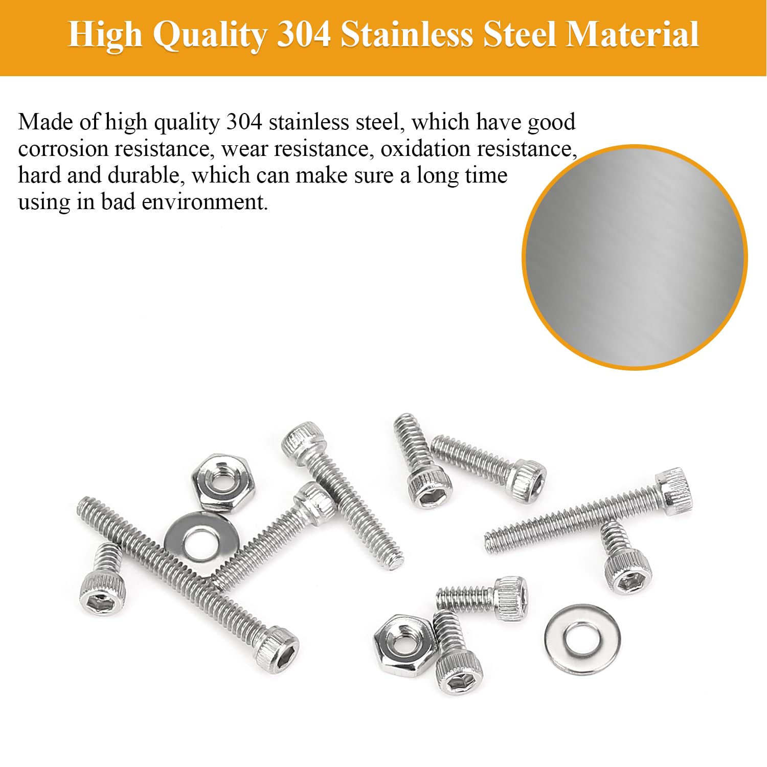 Detalle de Sutemribor Hex Socket Screw Kit, #4-40