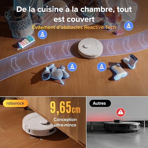 Thumbnail 5 de roborock Qrevo S Pro Set — Robot Aspirateur Laveur Anti-emmêlements, station tout-en-un