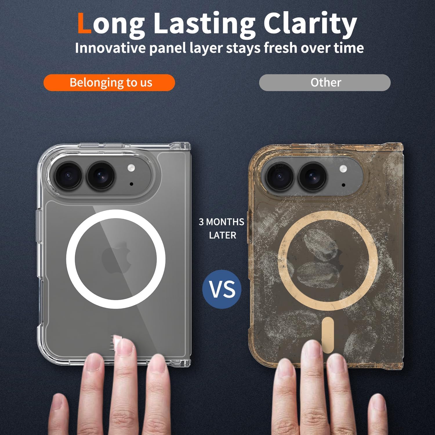 Detalle de Gufiire iPhone Duo Case iPhone Duo用ケース MagSafe対応・画面保護・ヒンジカバー付き