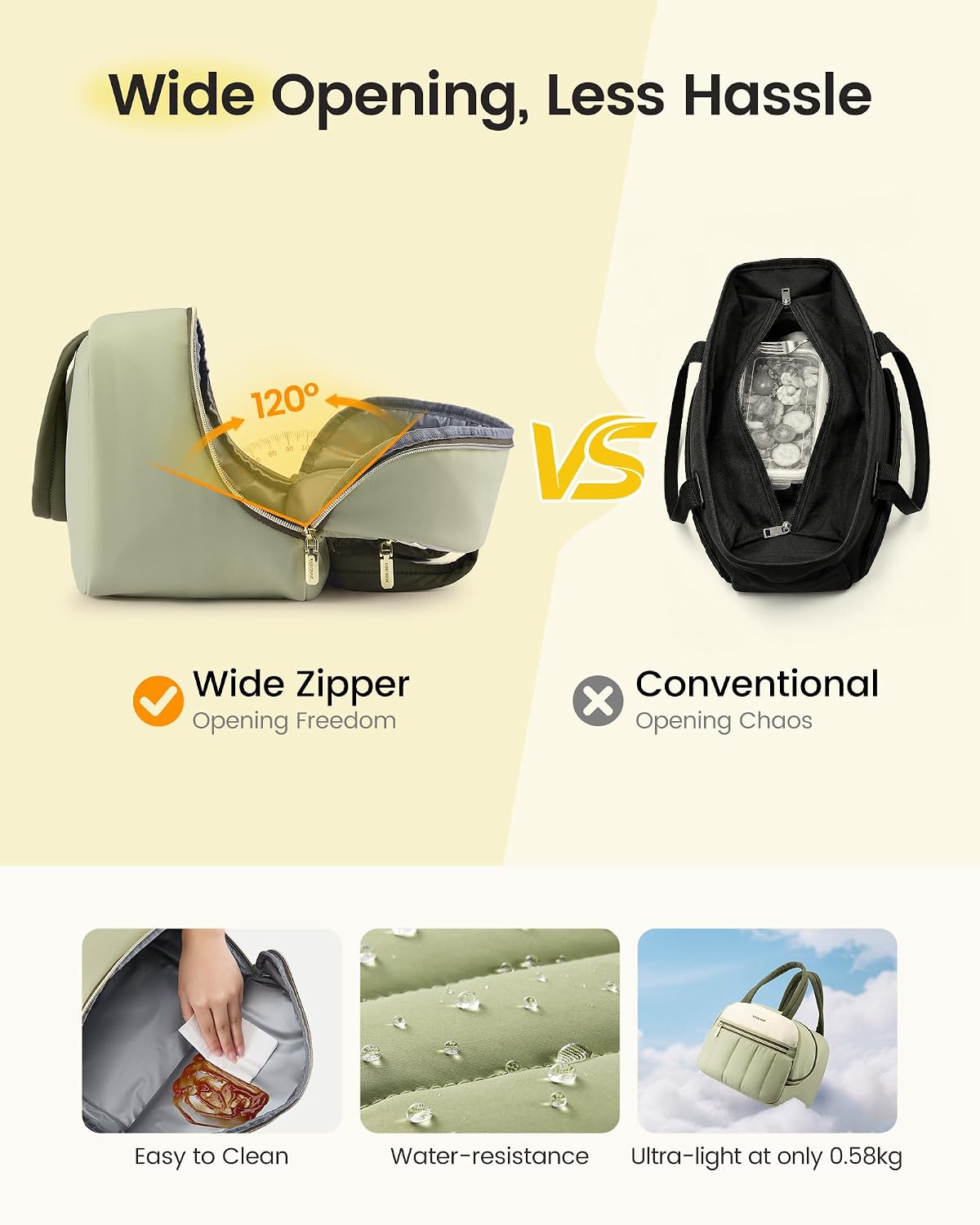 Detalle de LOVEVOOK Insulated Lunch Bag 22-can capacity