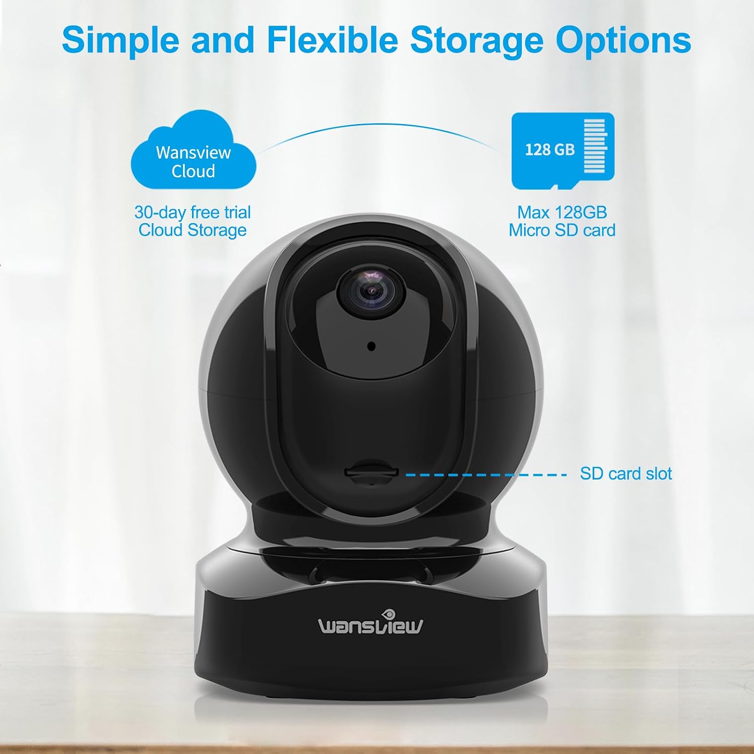 Thumbnail 5 de Wansview IP Camera 1080P — WiFi Indoor Camera
