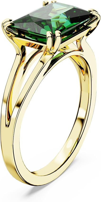 Detalle 2 de Swarovski Stilla anillo verde Talla rectangular