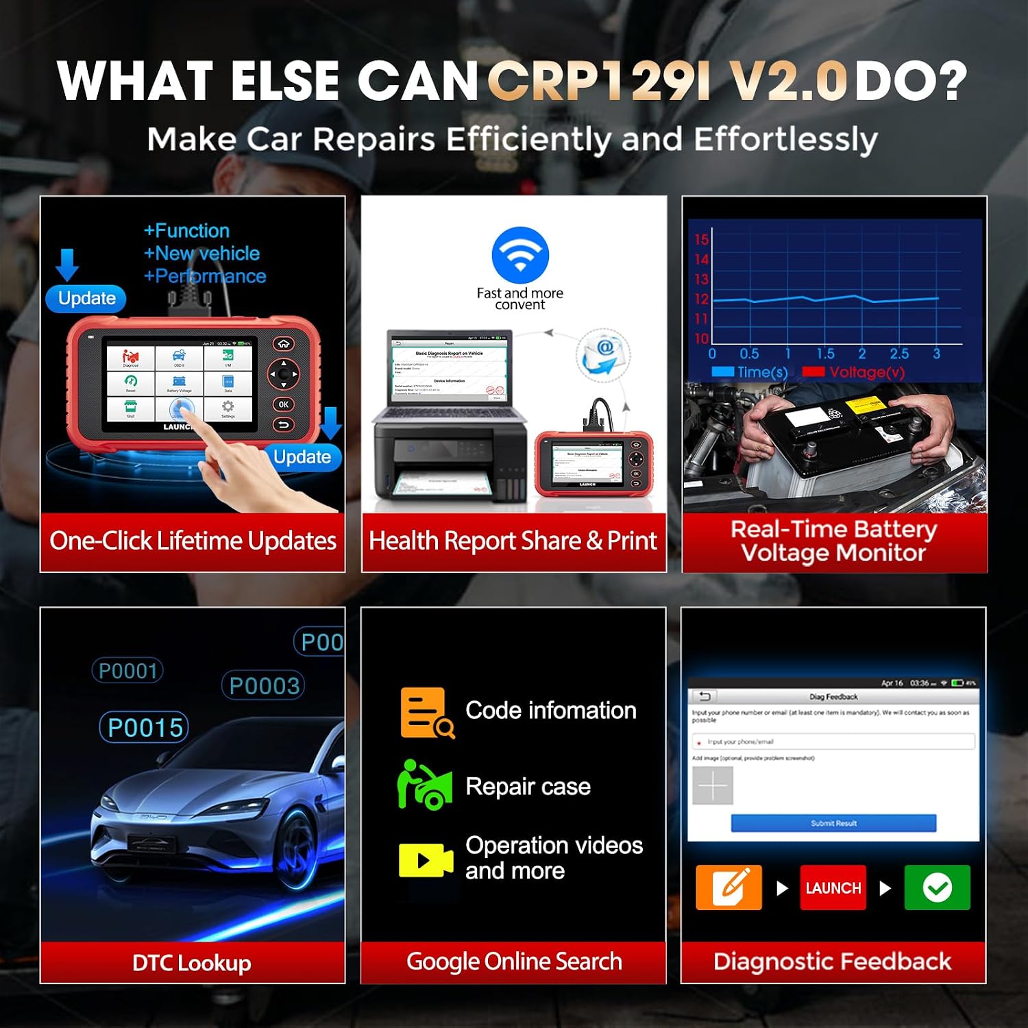 Thumbnail 5 de LAUNCH OBD2 scanner CRP129I V2.0