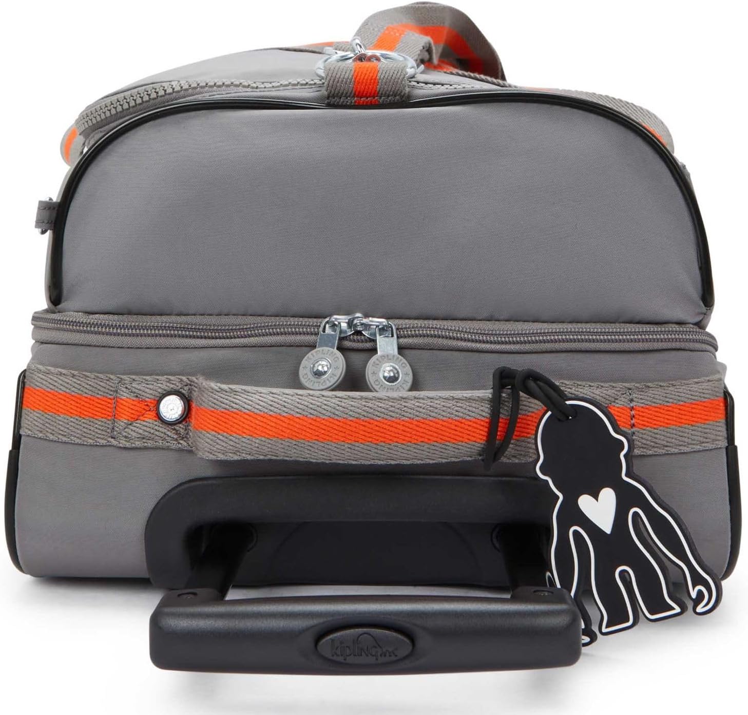 Detalle de Kipling TEAGAN US Kleine Reisetasche mit Rollen – Inviting Grey