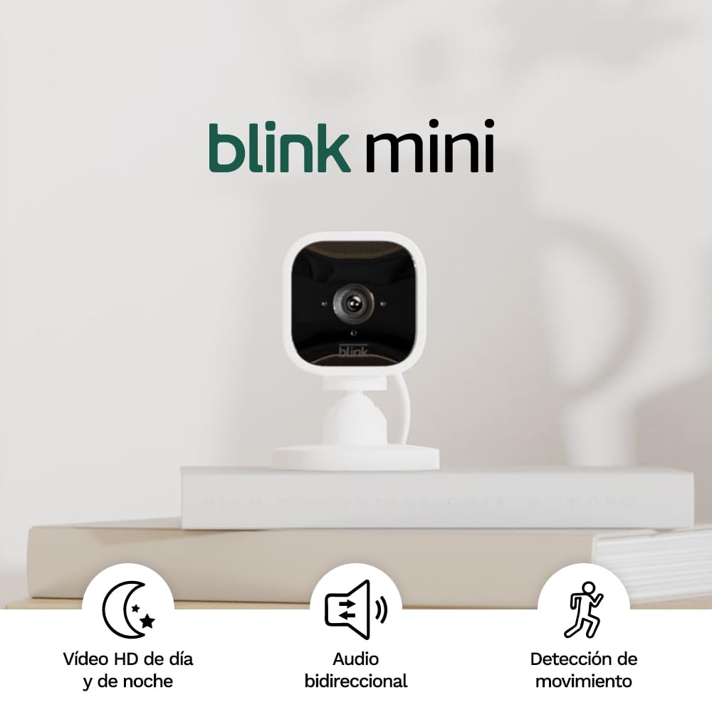 Detalle de Blink Mini Cámara de seguridad inteligente 1080p
