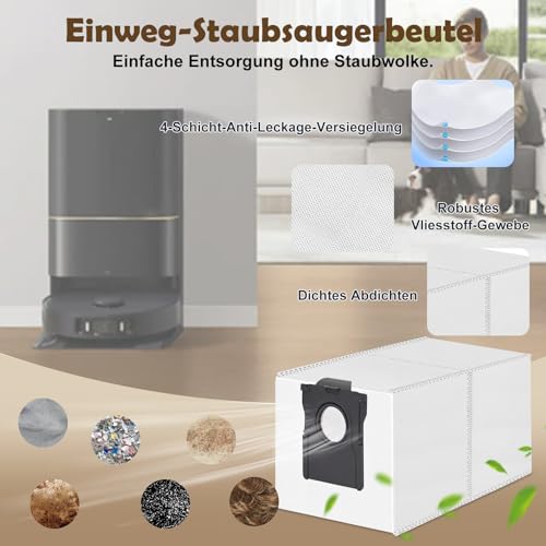 Detalle 2 de Spofan Ersatzset für Dreame L40 Ultra AE/L40 Ultra A/L10s Ultra Gen 2 – Kompatibles Zubehörpaket
