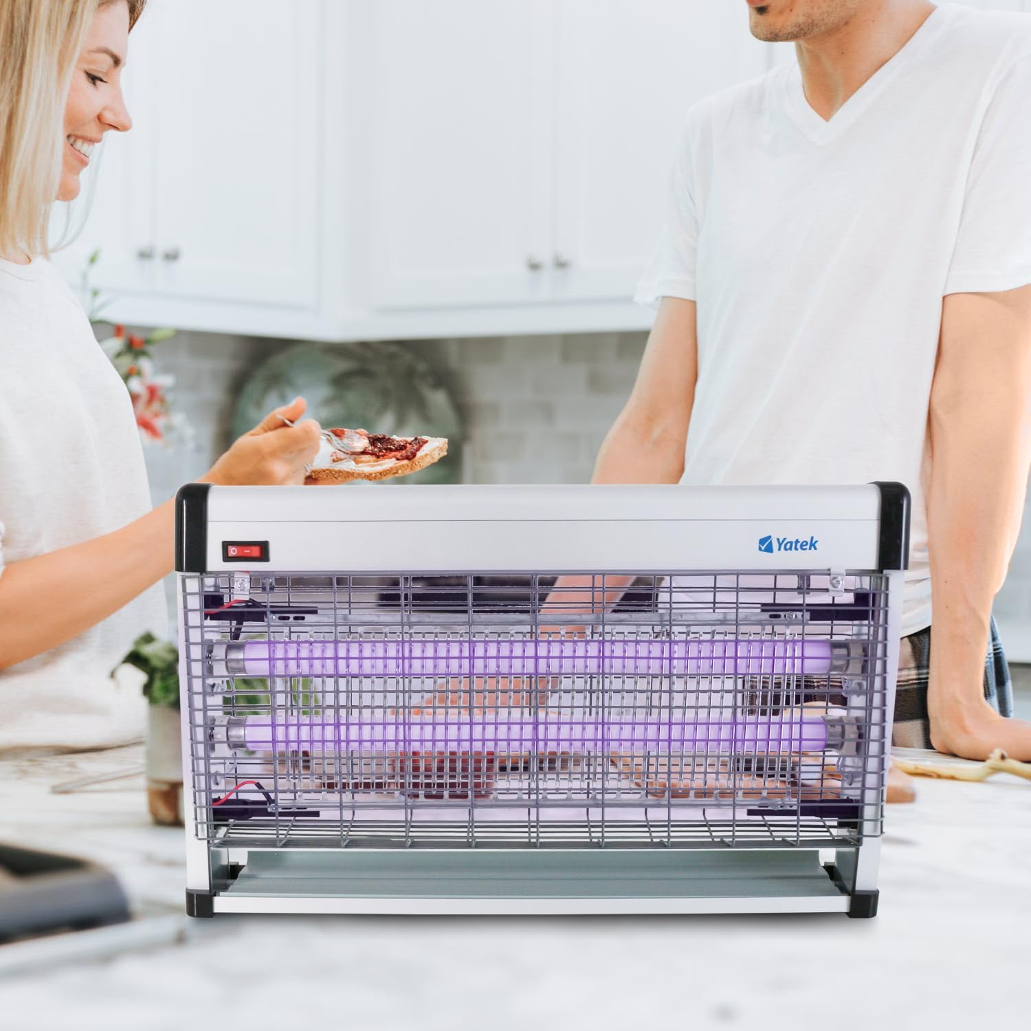 Thumbnail 5 de Yatek destructeur d’insectes électrique intérieur 20 W (2x10 W), couvre 100 m²