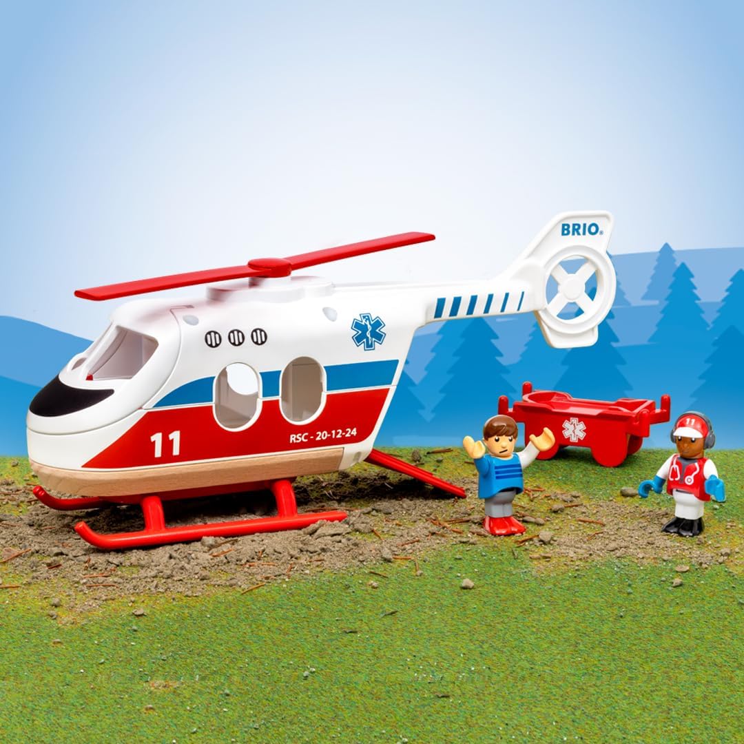 Detalle de BRIO 36022 Rettungshubschrauber 3 Jahre 🚁