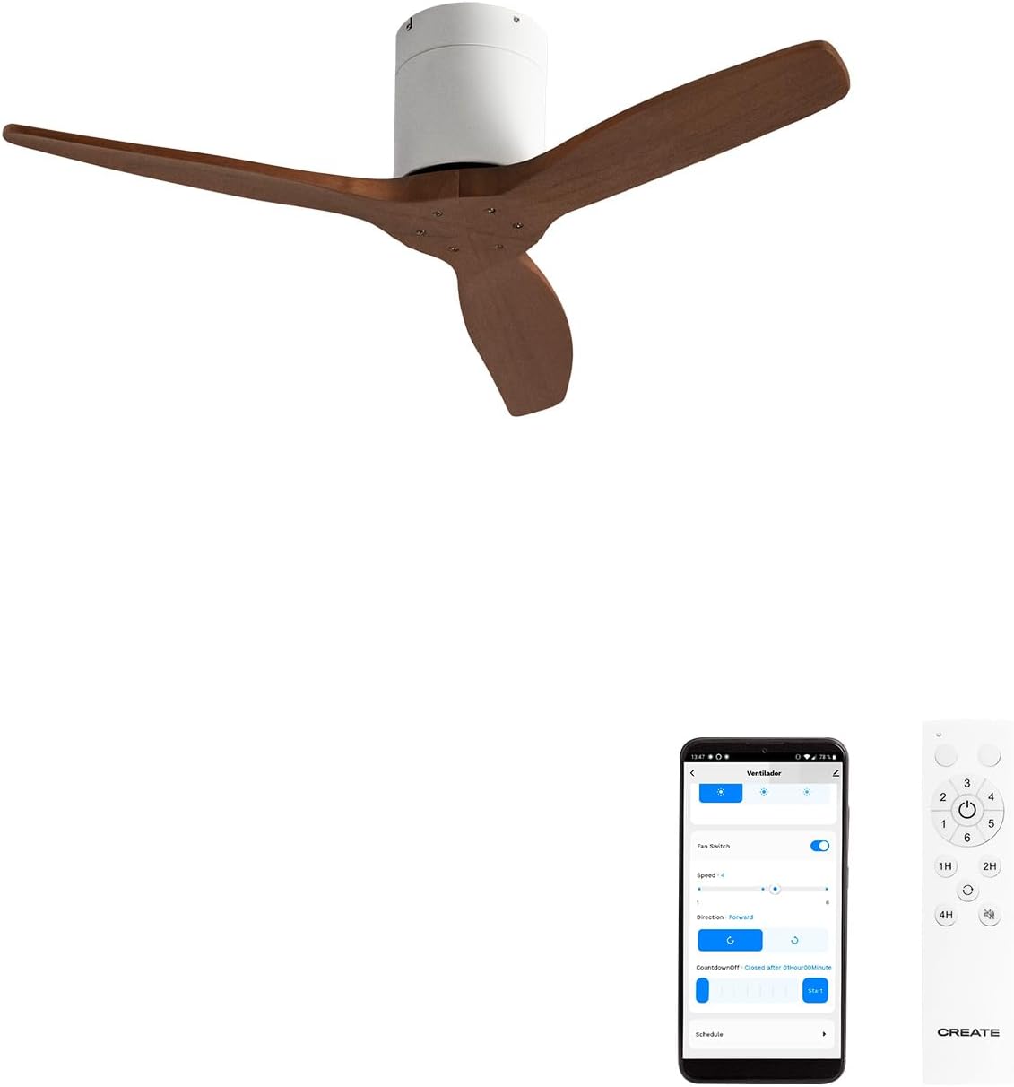 Thumbnail 3 de CREATE WINDCALM S Ventilador de techo 112 cm