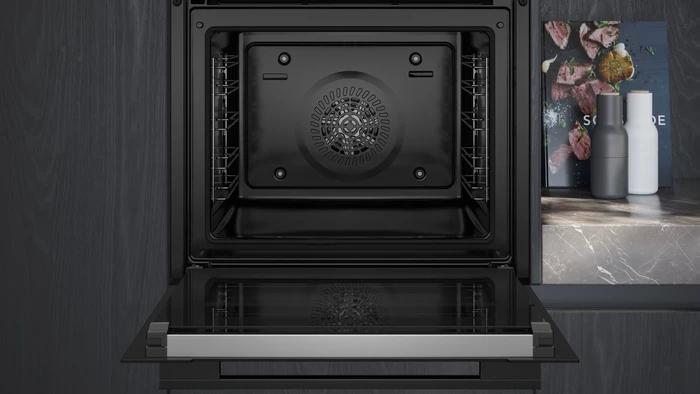 Detalle 2 de Siemens HB774G1B1 Einbaubackofen mit Pyrolyse und Home Connect
