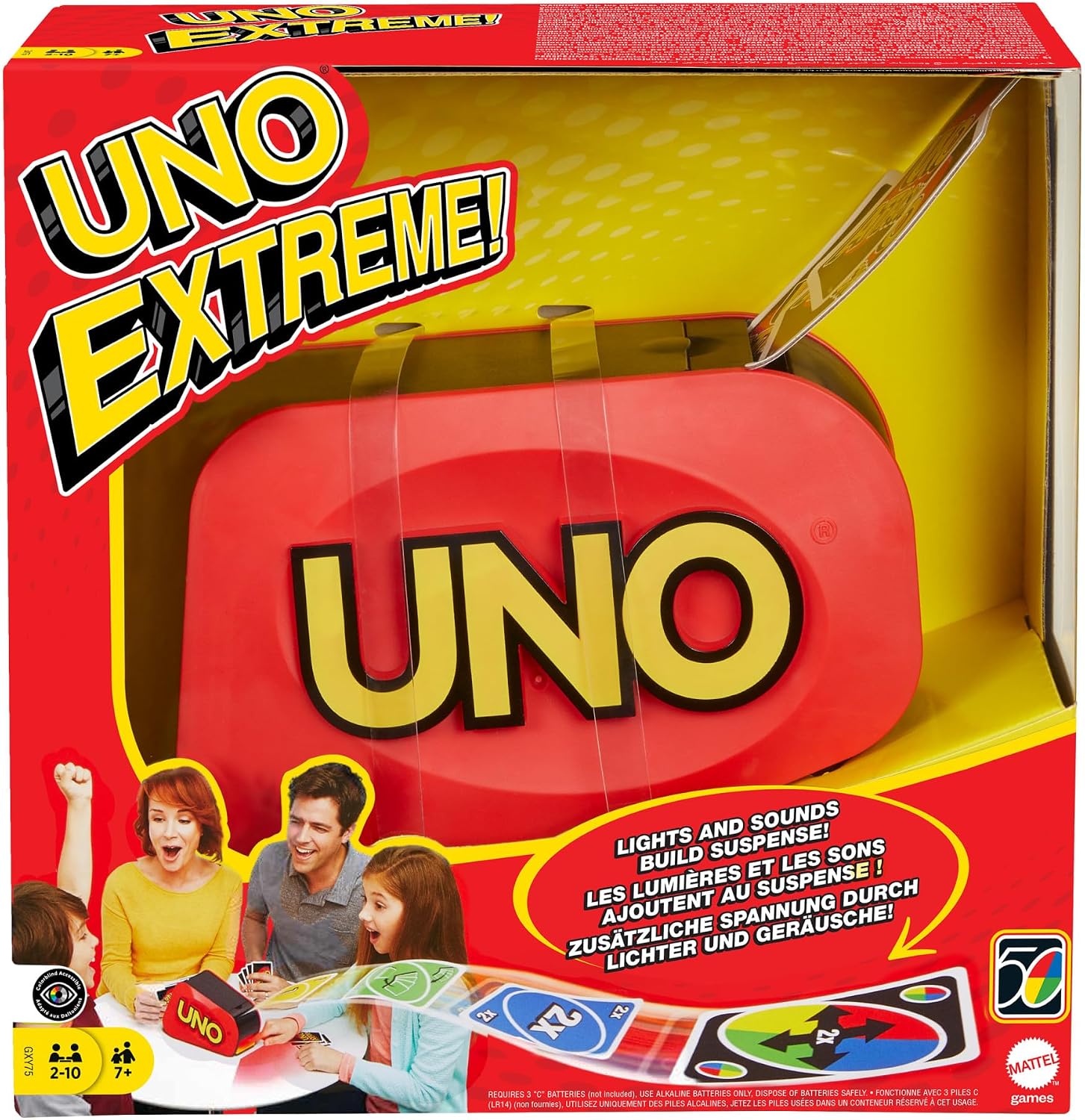 Thumbnail 6 de Mattel UNO Flip Extreme Kartenspiel 🎲