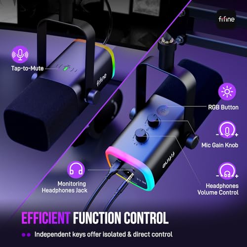 Thumbnail 6 de FIFINE AM8T Dynamic XLR/USB Gaming Microphone Kit