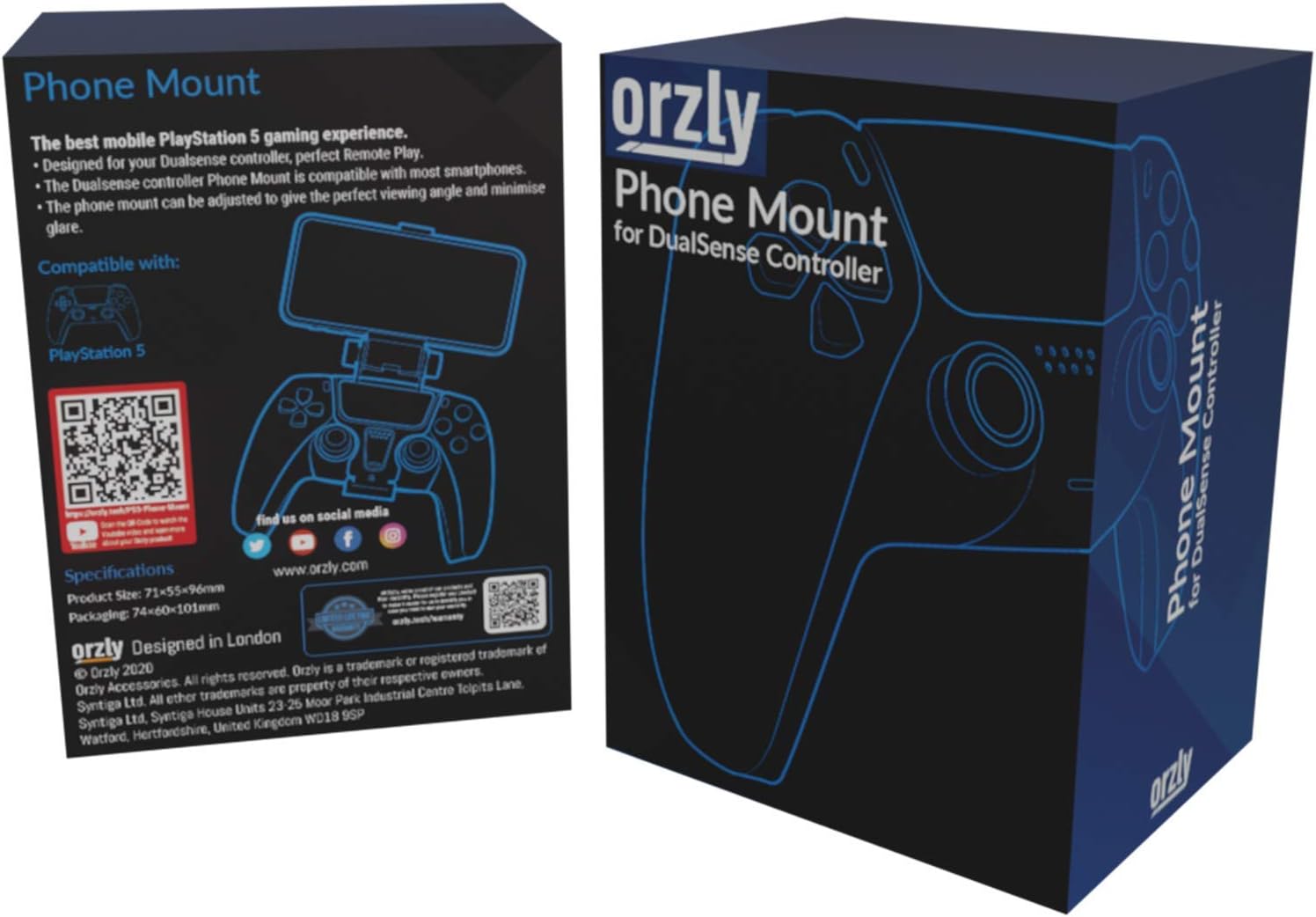 Thumbnail 1 de Orzly PS5 Mobile Gaming Clip: morsetto regolabile per controller PS5
