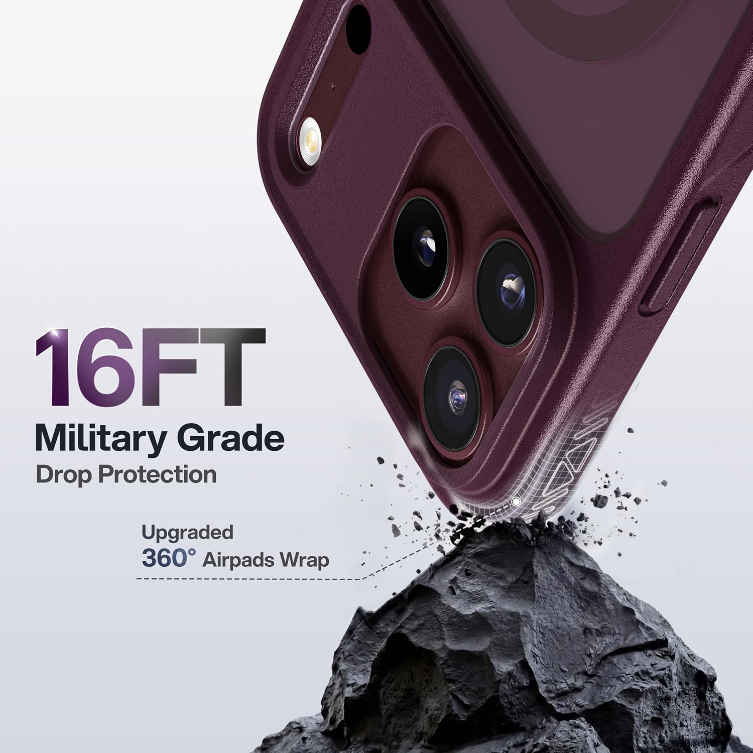 Detalle de CASEKOO iPhone 18 Pro Max case